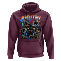 Jimothy the Raccoon Vintage 90s Bootleg Lightning Graphic Hoodie Viral Seattle Trash Panda