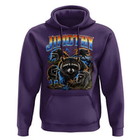 Jimothy the Raccoon Vintage 90s Bootleg Lightning Graphic Hoodie Viral Seattle Trash Panda