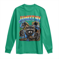 Jimothy the Raccoon Vintage 90s Bootleg Lightning Graphic Long Sleeve Shirt Viral Seattle Trash Panda