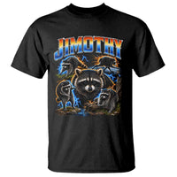 Jimothy the Raccoon Vintage 90s Bootleg Lightning Graphic T Shirt Viral Seattle Trash Panda