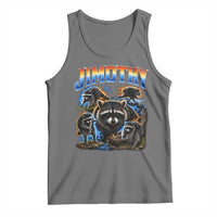 Jimothy the Raccoon Vintage 90s Bootleg Lightning Graphic Tank Top Viral Seattle Trash Panda