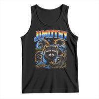 Jimothy the Raccoon Vintage 90s Bootleg Lightning Graphic Tank Top Viral Seattle Trash Panda