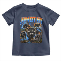 Jimothy the Raccoon Vintage 90s Bootleg Lightning Graphic Toddler T Shirt Viral Seattle Trash Panda