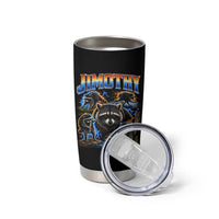Jimothy the Raccoon Vintage 90s Bootleg Lightning Graphic Tumbler Cup Viral Seattle Trash Panda