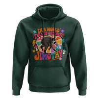 In A World Full Of Ordinary Be A Jimothy Psychedelic Style Hoodie Retro Groovy Seattle Raccoon Legend Graphic