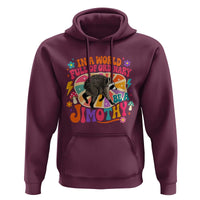 In A World Full Of Ordinary Be A Jimothy Psychedelic Style Hoodie Retro Groovy Seattle Raccoon Legend Graphic