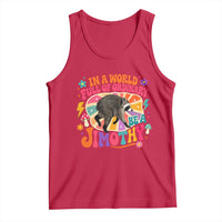In A World Full Of Ordinary Be A Jimothy Psychedelic Style Tank Top Retro Groovy Seattle Raccoon Legend Graphic