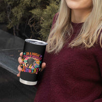 In A World Full Of Ordinary Be A Jimothy Psychedelic Style Tumbler Cup Retro Groovy Seattle Raccoon Legend Graphic