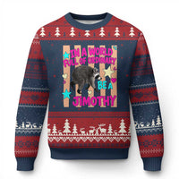 In A World Full Of Ordinary Be A Jimothy Preppy Style Ugly Christmas Sweater Cute Y2K Pop Seattle Raccoon Legend Graphic