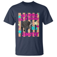 In A World Full Of Ordinary Be A Jimothy Preppy Style T Shirt Cute Y2K Pop Seattle Raccoon Legend Graphic