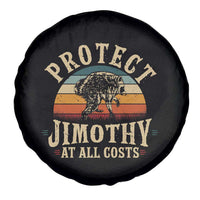 Protect Jimothy At All Costs Seattle Raccoon Spare Tire Cover Vintage Sunset Feral Trash Panda Legend Supporter
