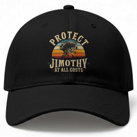Protect Jimothy At All Costs Seattle Raccoon Baseball Cap Vintage Sunset Feral Trash Panda Legend Supporter