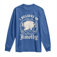 I Believe In Jimothy the Seattle Raccoon Long Sleeve Shirt Flaming Circle Vintage Feral Legend Trash Panda Supporter