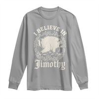 I Believe In Jimothy the Seattle Raccoon Long Sleeve Shirt Flaming Circle Vintage Feral Legend Trash Panda Supporter