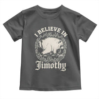 I Believe In Jimothy the Seattle Raccoon Toddler T Shirt Flaming Circle Vintage Feral Legend Trash Panda Supporter
