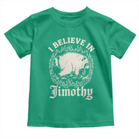 I Believe In Jimothy the Seattle Raccoon Toddler T Shirt Flaming Circle Vintage Feral Legend Trash Panda Supporter
