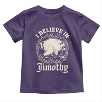 I Believe In Jimothy the Seattle Raccoon Toddler T Shirt Flaming Circle Vintage Feral Legend Trash Panda Supporter
