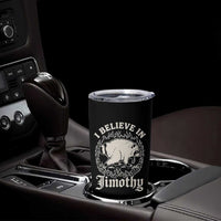 I Believe In Jimothy the Seattle Raccoon Tumbler Cup Flaming Circle Vintage Feral Legend Trash Panda Supporter