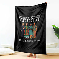 Womens Rights Vary By Style Feminists Historic Female Empowerment Throw Blanket Powerful Feminism Civil Rights Movement