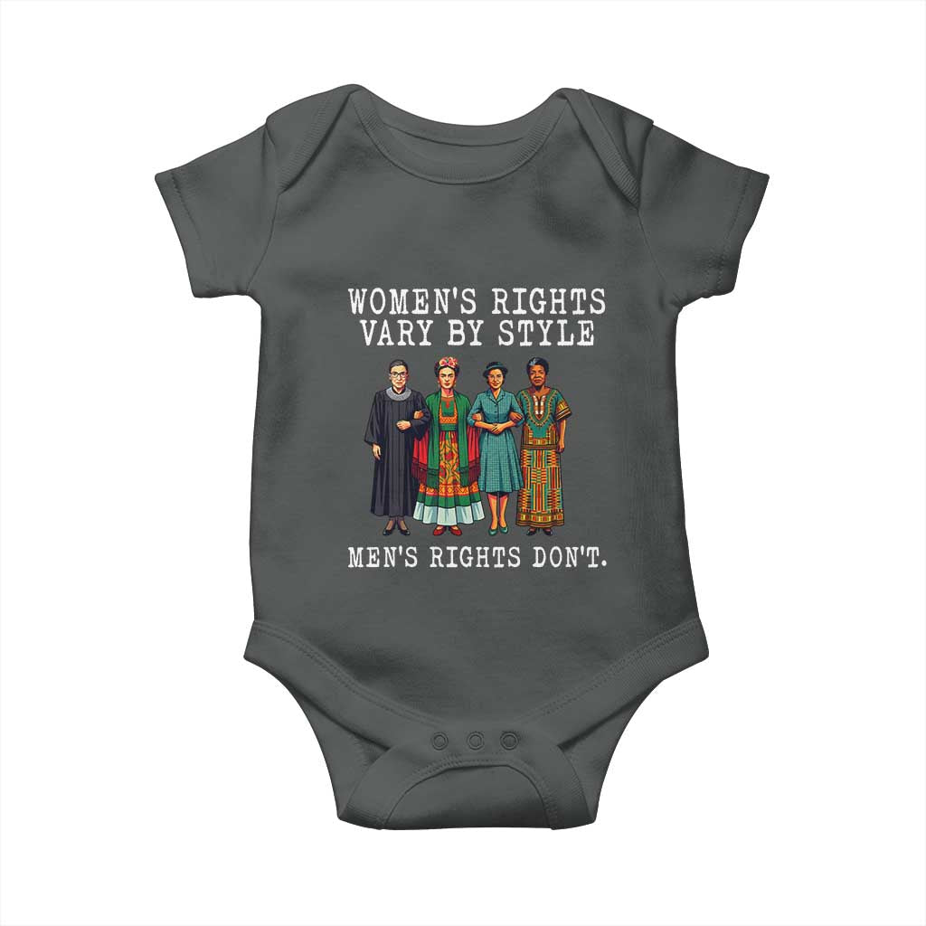 Womens Rights Vary By Style Feminists Historic Female Empowerment Baby Onesie Powerful Feminism Civil Rights Movement