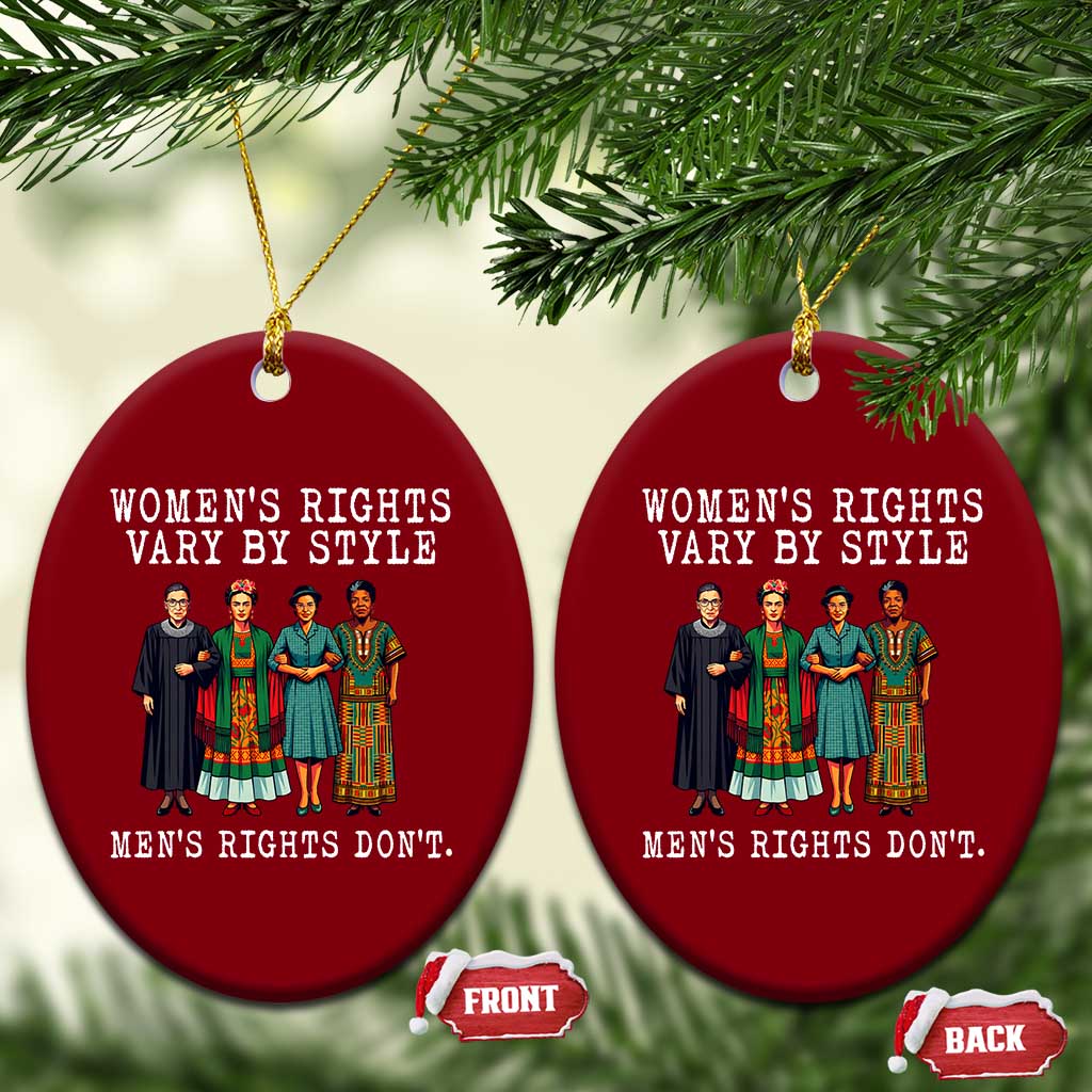 Womens Rights Vary By Style Feminists Historic Female Empowerment Ceramic Ornament Powerful Feminism Civil Rights Movement