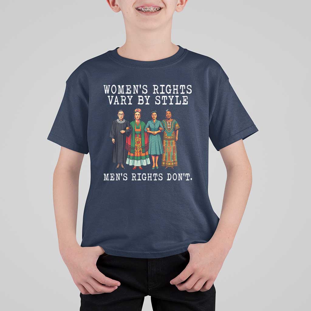 Womens Rights Vary By Style Feminists Historic Female Empowerment T Shirt For Kid Powerful Feminism Civil Rights Movement
