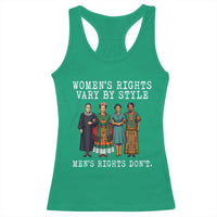 Womens Rights Vary By Style Feminists Historic Female Empowerment Racerback Tank Top Powerful Feminism Civil Rights Movement