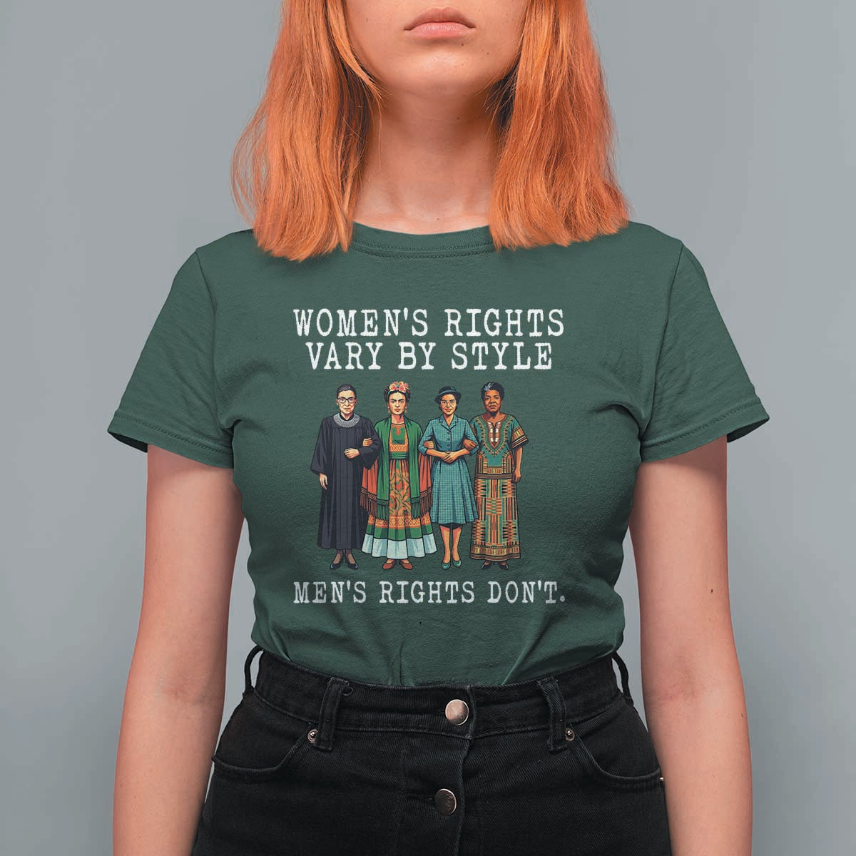 Womens Rights Vary By Style Feminists Historic Female Empowerment T Shirt For Women Powerful Feminism Civil Rights Movement