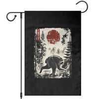 Jimothy the Raccoon Japanese Ukiyo-e Style Vintage Graphic Garden Flag Viral Seattle Trash Panda Feral Legend Supporter