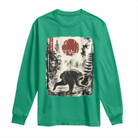 Jimothy the Raccoon Japanese Ukiyo-e Style Vintage Graphic Long Sleeve Shirt Viral Seattle Trash Panda Feral Legend Supporter