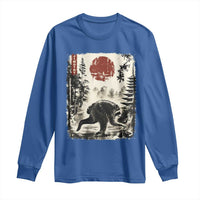 Jimothy the Raccoon Japanese Ukiyo-e Style Vintage Graphic Long Sleeve Shirt Viral Seattle Trash Panda Feral Legend Supporter