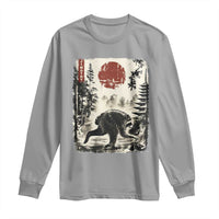 Jimothy the Raccoon Japanese Ukiyo-e Style Vintage Graphic Long Sleeve Shirt Viral Seattle Trash Panda Feral Legend Supporter