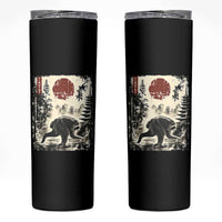 Jimothy the Raccoon Japanese Ukiyo-e Style Vintage Graphic Skinny Tumbler Viral Seattle Trash Panda Feral Legend Supporter