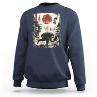 Jimothy the Raccoon Japanese Ukiyo-e Style Vintage Graphic Sweatshirt Viral Seattle Trash Panda Feral Legend Supporter