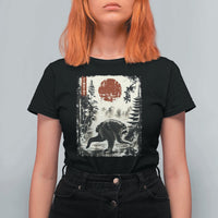 Jimothy the Raccoon Japanese Ukiyo-e Style Vintage Graphic T Shirt For Women Viral Seattle Trash Panda Feral Legend Supporter