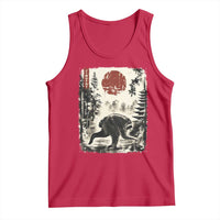Jimothy the Raccoon Japanese Ukiyo-e Style Vintage Graphic Tank Top Viral Seattle Trash Panda Feral Legend Supporter