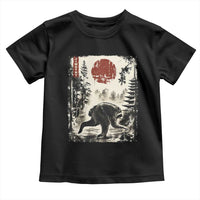Jimothy the Raccoon Japanese Ukiyo-e Style Vintage Graphic Toddler T Shirt Viral Seattle Trash Panda Feral Legend Supporter