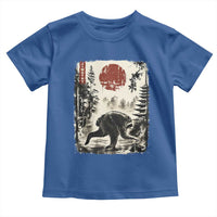 Jimothy the Raccoon Japanese Ukiyo-e Style Vintage Graphic Toddler T Shirt Viral Seattle Trash Panda Feral Legend Supporter