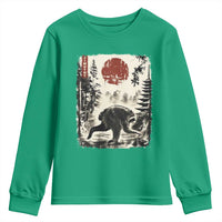 Jimothy the Raccoon Japanese Ukiyo-e Style Vintage Graphic Youth Sweatshirt Viral Seattle Trash Panda Feral Legend Supporter