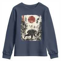 Jimothy the Raccoon Japanese Ukiyo-e Style Vintage Graphic Youth Sweatshirt Viral Seattle Trash Panda Feral Legend Supporter