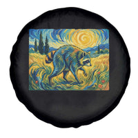 Jimothy Viral Seattle Raccoon Starry Night Style Graphic Spare Tire Cover Trash Panda Feral Legend Supporter