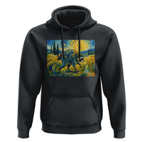 Jimothy Viral Seattle Raccoon Starry Night Style Graphic Hoodie Trash Panda Feral Legend Supporter