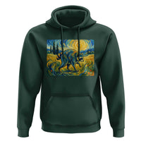 Jimothy Viral Seattle Raccoon Starry Night Style Graphic Hoodie Trash Panda Feral Legend Supporter