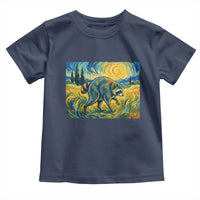 Jimothy Viral Seattle Raccoon Starry Night Style Graphic Toddler T Shirt Trash Panda Feral Legend Supporter