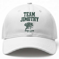Team Jimothy Night Crew Est 2026 Viral Seattle Raccoon Baseball Cap Feral Legend Trash Panda Vintage Athletic Style Graphic