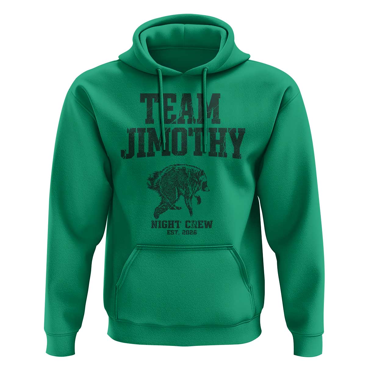 Team Jimothy Night Crew Est 2026 Viral Seattle Raccoon Hoodie Feral Legend Trash Panda Vintage Athletic Style Graphic