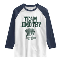 Team Jimothy Night Crew Est 2026 Viral Seattle Raccoon Raglan Shirt Feral Legend Trash Panda Vintage Athletic Style Graphic