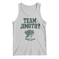 Team Jimothy Night Crew Est 2026 Viral Seattle Raccoon Tank Top Feral Legend Trash Panda Vintage Athletic Style Graphic