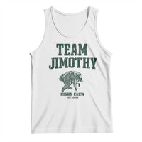 Team Jimothy Night Crew Est 2026 Viral Seattle Raccoon Tank Top Feral Legend Trash Panda Vintage Athletic Style Graphic