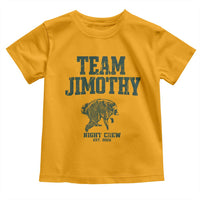 Team Jimothy Night Crew Est 2026 Viral Seattle Raccoon Toddler T Shirt Feral Legend Trash Panda Vintage Athletic Style Graphic